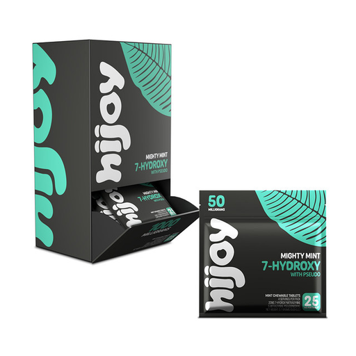HIJOY 25MG 7-HYDROXY + PSEUDO CHEWABLE TABLETS 2CT BOX OF 20