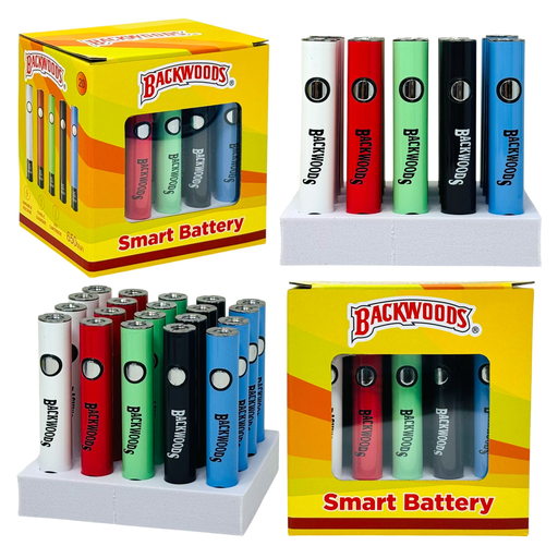 [BACK-26820] BACKWOODS 510 SMART BATTERY 650MAH 20CT DISPLAY
