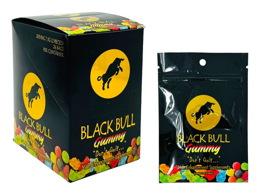 [BLAC-20905] BLACK BULL MALE ENHANCEMENT GUMMIES 3CT BAG