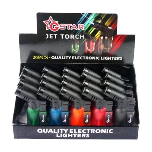 [ITM060720011381] GSTAR JET TORCH LIGHTER MATTE FINISH #93113 BOX OF 20