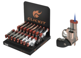 [ITM120720012287] CLICKIT RUGER PISTOL TORCH WITH LAZER GH-5918 BOX OF 16