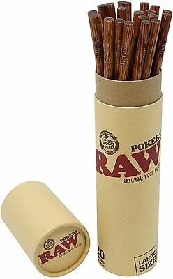 [ITM150720012623] RAW POKERS WOOD LARGE BOX OF 20