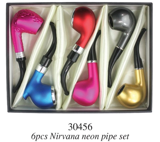 [ITM230620010067] NIRVANA METAL WOOD PIPE GS 30456 BOX OF 6