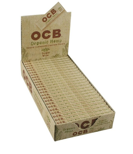 [ITM230620010137] OCB ORGANIC HEMP 1.25 UNBLEACHED PAPERS 24CT