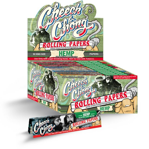 [ITM230620010293] CHEECH & CHONG KINGSIZE HEMP ROLLING PAPERS 50 BOOKLETS