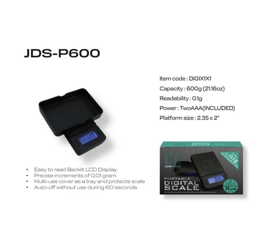 [ITM230620010334] CR JDS-P600 PORTABLE DIGITAL SCALE 600G X 0.1G