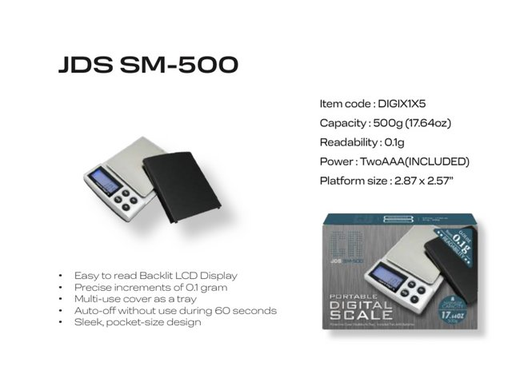 [ITM230620010344] CR JDS SM-500 PORTABLE DIGITAL SCALE 500G X 0.1G