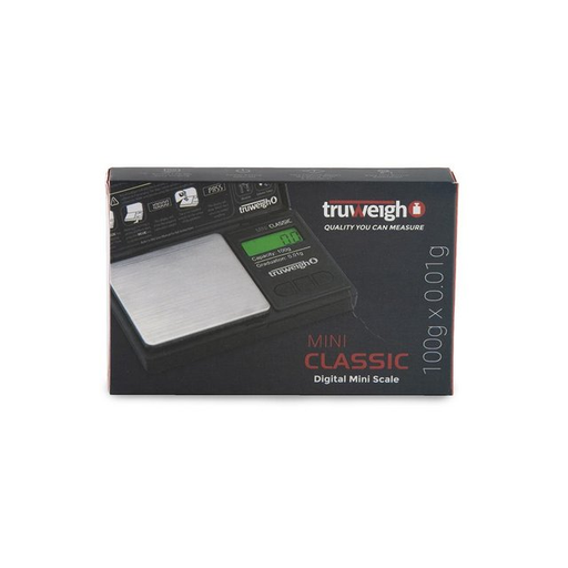 [ITM230620010390] TRUWEIGH MINI CLASSIC SCALE 600G X 0.1G BLACK