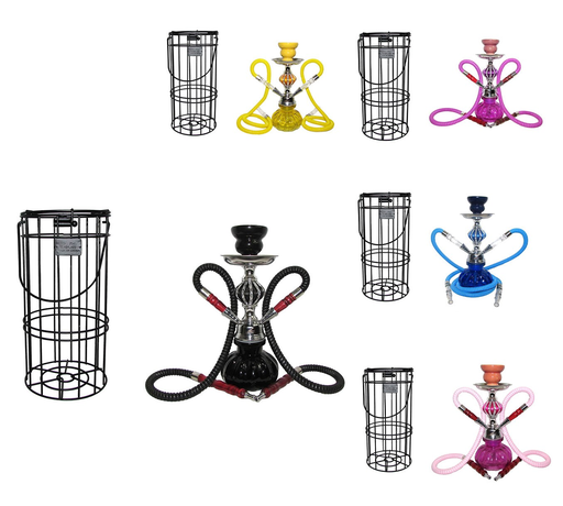 [ITM23062086168616] ZEBRA X4 1 HOSE HOOKAH ASSORTED COLORS