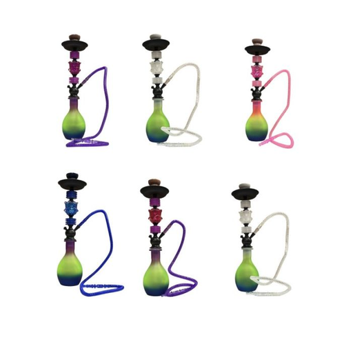 [ITM270321017024] ZEBRA ROBERT 28" 1 HOSE HOOKAH ASSORTED COLORS