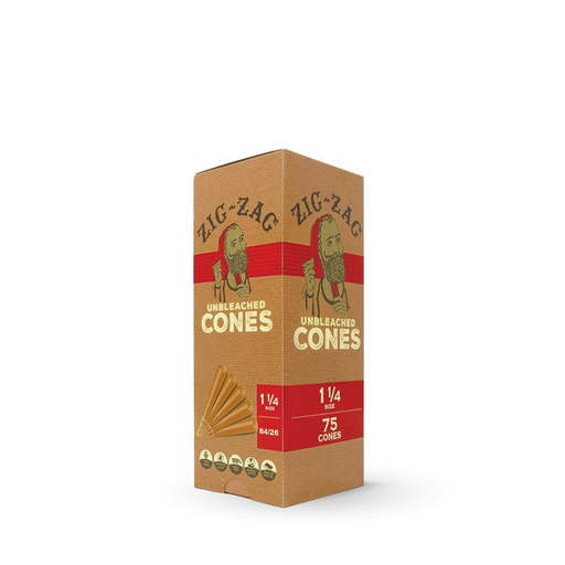 [ITM280421017680] ZIG ZAG 1 1/4 UNBLEACHED CONES 75CT