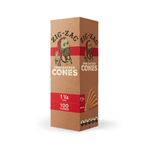 [ITM280921020688] ZIG ZAG 1 1/4 UNBLEACHED CONES 100CT