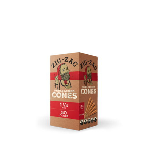 [ITM280921020689] ZIG ZAG 1 1/4 UNBLEACHED CONES 50CT