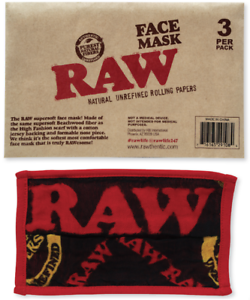 [ITM290421017704] RAW FACE MASK 3PK