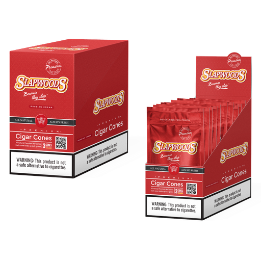 [SLAP-24454] SLAPWOODS NATURAL CIGAR CONES 3CT BOX OF 10