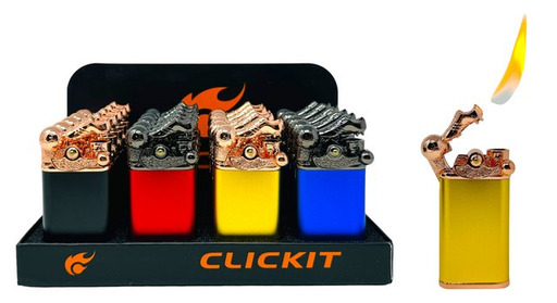 [SOCC-20201] CLICKIT SOCCER BALL 2 IN 1 TORCH & FLAME LIGHTER GH-7266-1Z BOX OF 20