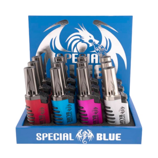 [SPEC-22790] SPECIAL BLUE MOD RUBBER TORCH LIGHTER #TD116M BOX OF 12