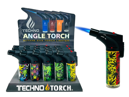 [TECH-19167] TECHNO TORCH #97139 ASSORTED DESIGN TORCH LIGHTERS BOX OF 15