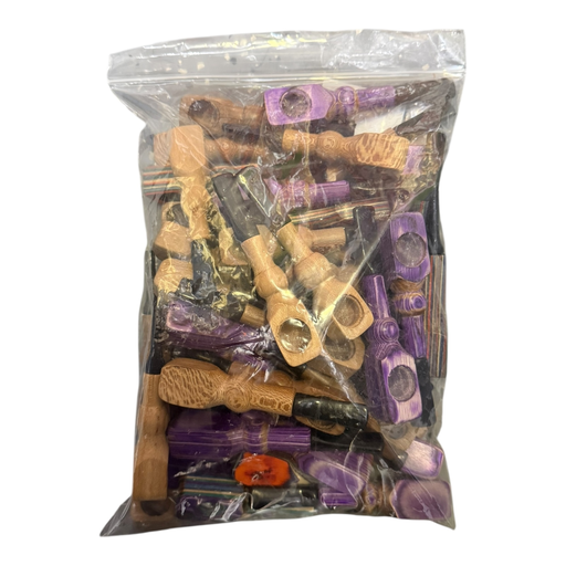 [Temp-HAM-000609] 4" WOOD TOBACCO PIPE 50CT #COD-8550