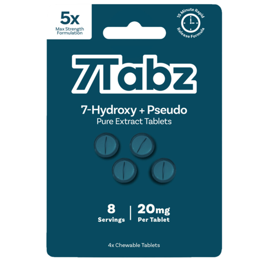 [Temp-HAM-000674] 7TABZ 20MG 7-HYDROXY + PSEUDO 5X KRATOM BLISTER CAPSULES 4CT