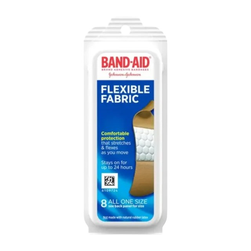 [Temp-HAM-000997] BAND-AID TRU-STAY ONE SIZE BANDAGES 8CT BOX OF 12