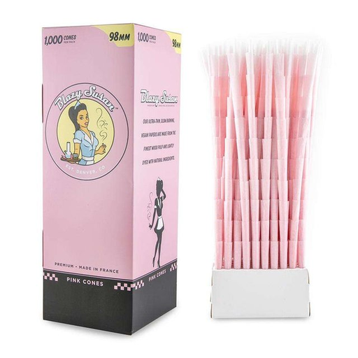 [Temp-HAM-001132] BLAZY SUSAN 98MM PINK CONES 1000 PER BOX