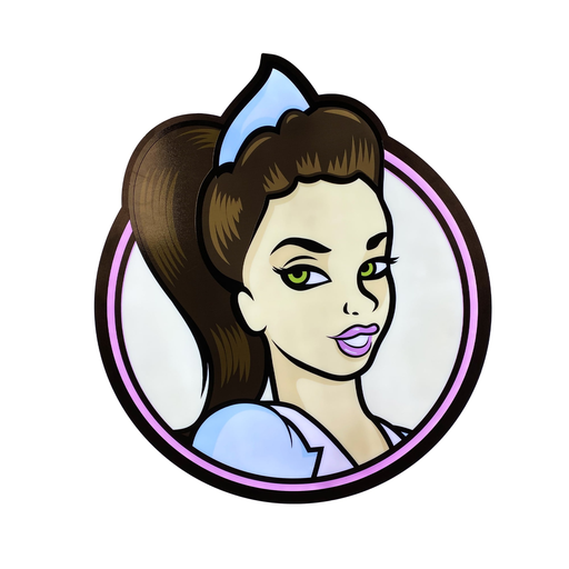 [Temp-HAM-001134] BLAZY SUSAN FACE LOGO SIGN