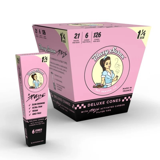 [Temp-HAM-001174] BLAZY SUSAN X PURIZE 1 1/4 PINK CONES 6CT BOX OF 21