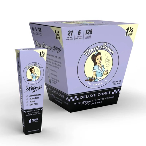 [Temp-HAM-001175] BLAZY SUSAN X PURIZE 1 1/4 PURPLE CONES 6CT BOX OF 21