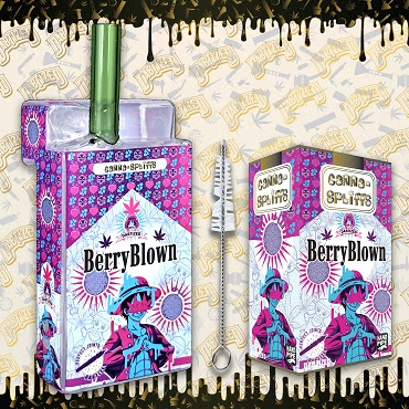 [Temp-HAM-001261] CANNA SPLIFF GLASS HAND PIPE MIX DESIGNS