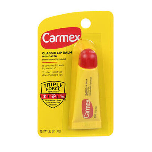 [Temp-HAM-001269] CARMEX CLASSIC LIP BALM MEDICATED TUBES BOX OF 12