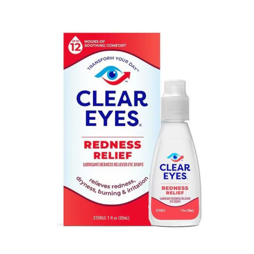 [Temp-HAM-001386] CLEAR EYES REDNESS RELIEF 15ML BOX OF 6