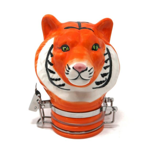 [Temp-HAM-001470] CONTAINED ART PORCELAIN JAR TIGER 100ML