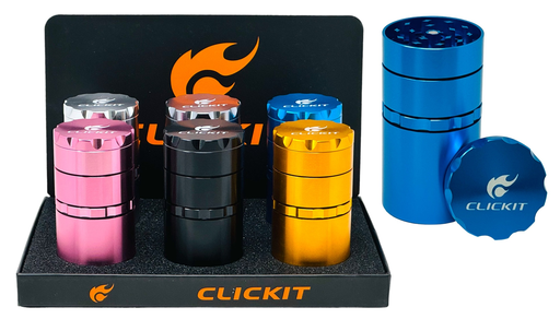 [CLIC-25822] CLICKIT TALL ALUMINUM GRINDER 5 PARTS #MG-113 BOX OF 6