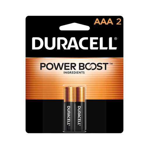 [Temp-HAM-001763] DURACELL AAA BATTERIES 2CT BOX OF 18