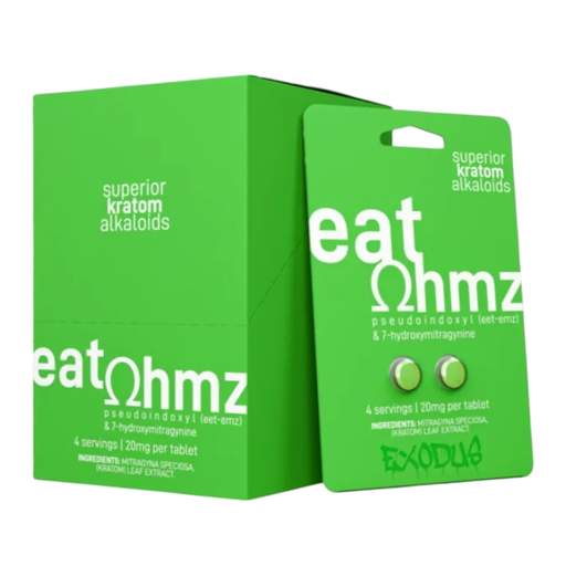 [Temp-HAM-001772] EAT OHMZ 20MG PSEUDO + 7-HYDROXY KRATOM ALKALOIDS BLISTER CAPSULES 2CT