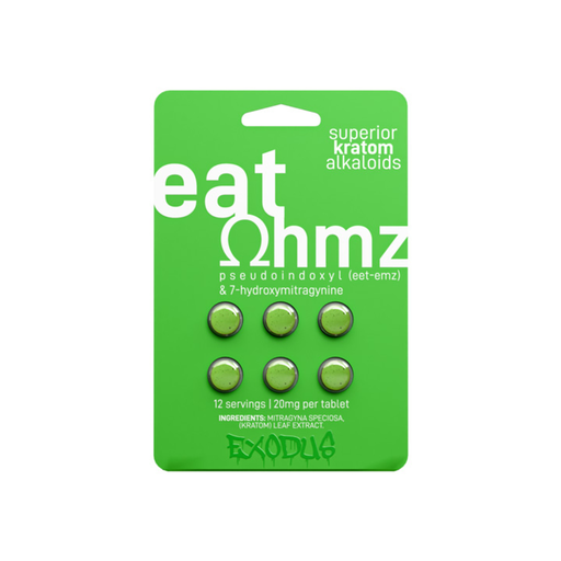 [Temp-HAM-001773] EAT OHMZ 20MG PSEUDO + 7-HYDROXY KRATOM ALKALOIDS BLISTER CAPSULES 6CT