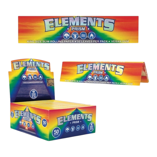 [Temp-HAM-001850] ELEMENTS PRISM KING SIZE SLIM PAPERS 32CT BOX OF 50
