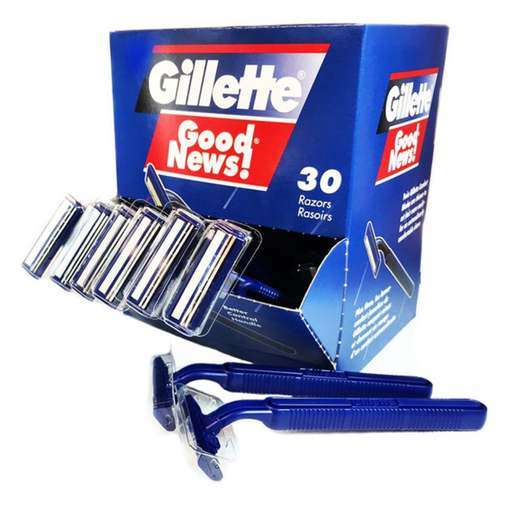 [Temp-HAM-002143] GILLETTE GOOD NEWS DISPOSABLE TWIN BLADES RAZOR BOX OF 30