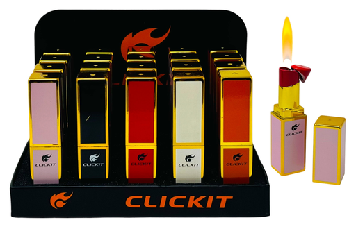 [CLIC-27194] CLICKIT LIPSTICK FLAME LIGHTER GH-9094 BOX OF 20