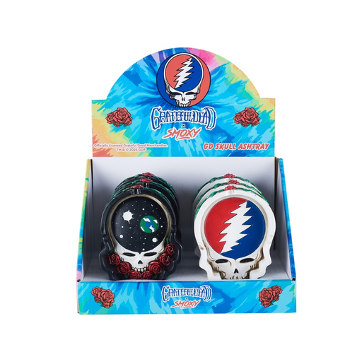 [Temp-HAM-002259] GRATEFUL DEAD X SMOXY SKULL ASHTRAY #GD306D BOX OF 6