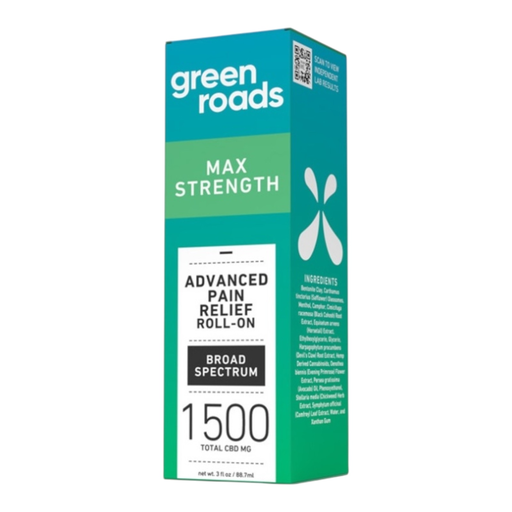 [Temp-HAM-002296] GREEN ROAD CBD RELIEF ROLL ON 1500MG MAX STRENGTH