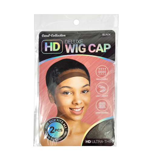 [Temp-HAM-002348] HD BLACK DELUXE WIG CAP 12CT BAG