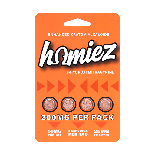 [Temp-HAM-002431] HOMIEZ 50MG 7-HYDROXY KRATOM BLISTER CAPSULES 4CT