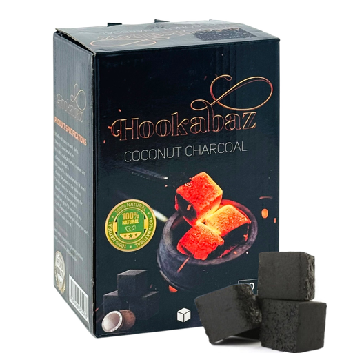 [Temp-HAM-002442] HOOKABAZ CUBE COCONUT CHARCOAL 72CT