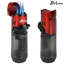 [Temp-HAM-002555] JETLINE J-JET TRIPLE FLAME POCKET TORCH LIGHTERS BOX OF 16