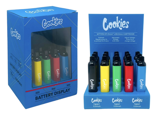 [COOK-18341] COOKIES CARTRIDGE BATTERY 320MAH 15CT DISPLAY