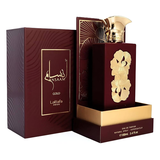[Temp-HAM-002792] LATTAFA ANSAAM GOLD EAU DE PARFUM 3.4OZ