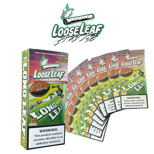 [Temp-HAM-003066] LOOSE LEAF NATURAL LONG LEAF WRAPS 2CT BOX OF 10
