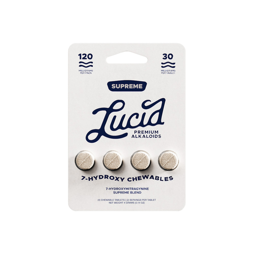 [Temp-HAM-003148] LUCID 30MG 7-HYDROXY + SUPREME BLEND PREMIUM ALKALOIDS CHEWABLES BLISTER 4CT